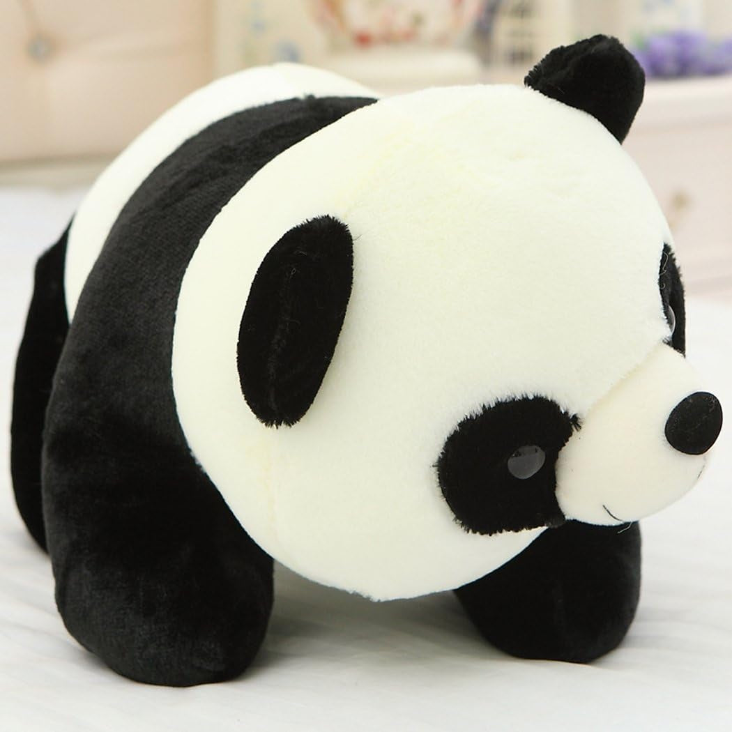 Stuffed Panda Animal Plush Toys 12 Inches Animal Stuffed Plushies Super Soft Cute Cuddly Pillow Cushion Stuff Dolls Birthday Xmas Gifts for Children Kids Boys Girls Room Decor Bedtime, 12Inches
